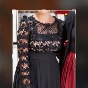 Lace black dress